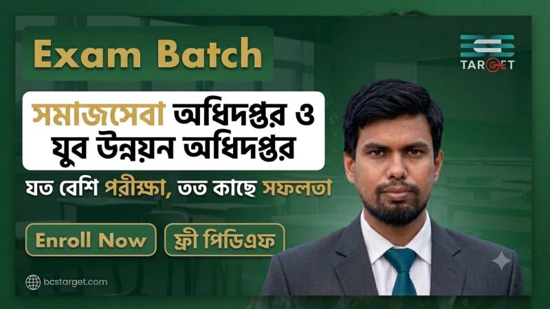 সমাজসেবা অধিদপ্তর ও যুব উন্নয়ন অধিদপ্তর